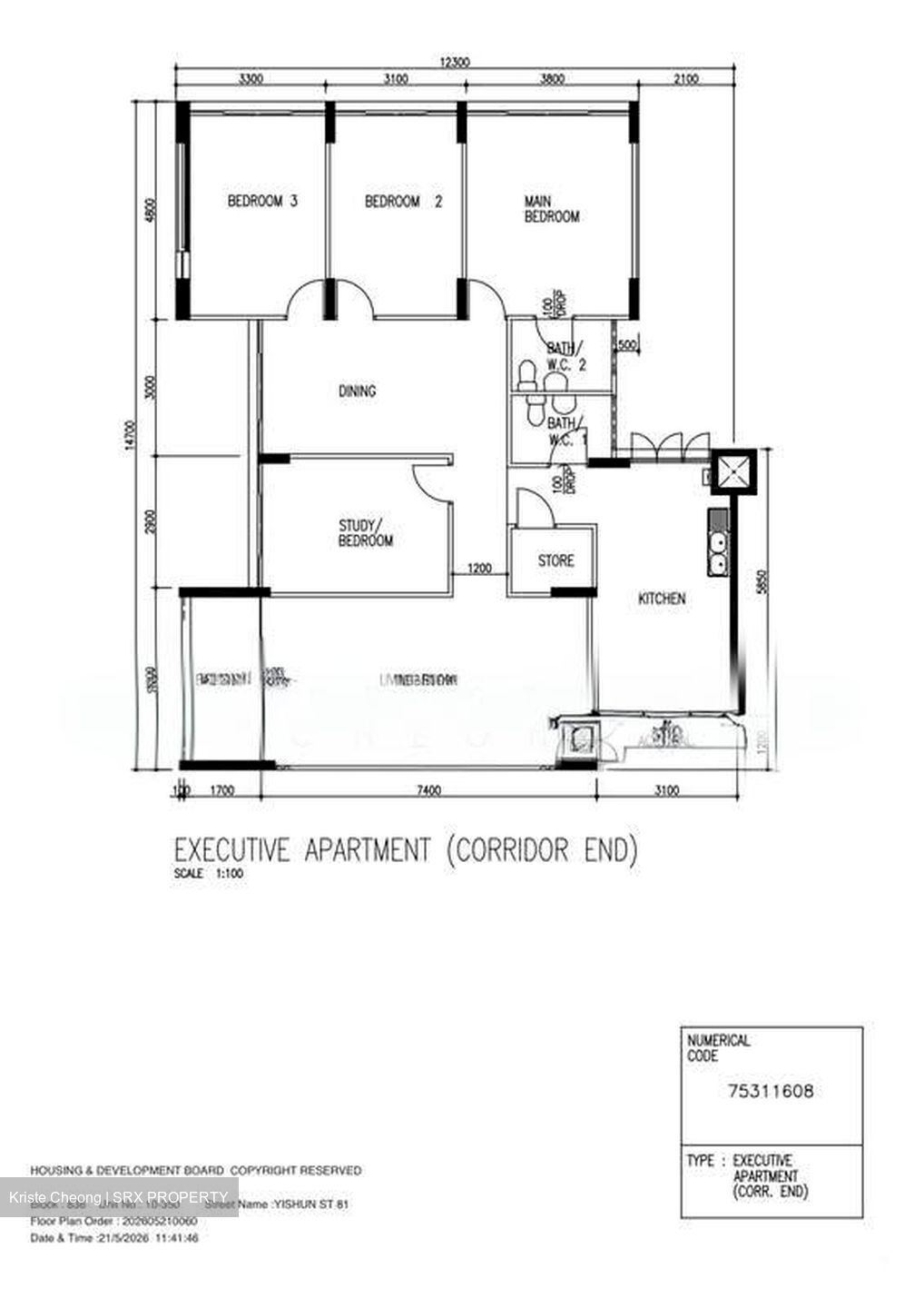 Blk 836 Yishun Street 81 (Yishun), HDB Executive #559206491